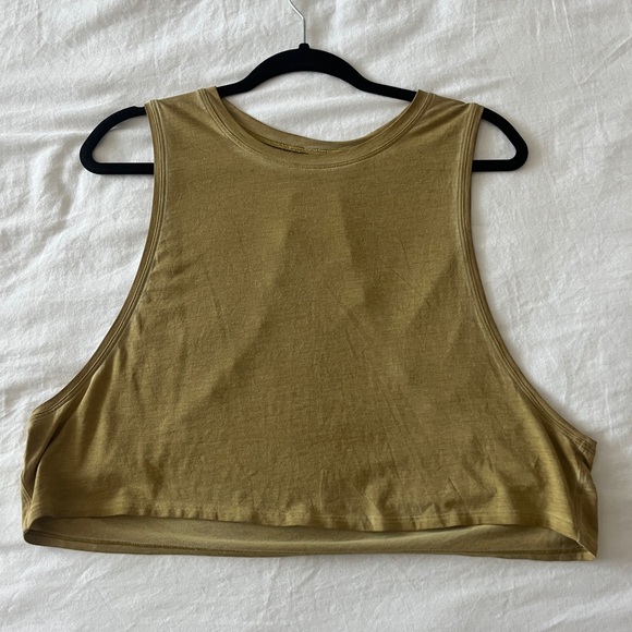 Lululemon Muscle Love Crop Tank Washed Grape Leaf - Picture 5 of 6